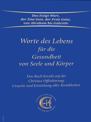 cover image of Worte des Lebens für die Gesundheit von Seele und Körper